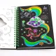Μπλοκ ζωγραφικής scratch art fun makes: space - Bookoli