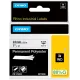 Κασέτα ετικετογράφου dymo rhino 24mmx5.5m 1734523 permanent polyester black on white - Dymo