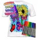 Μπλουζάκι splat-planet butterflies ξανά-ζωγράφισε το 3-4 χρονών με 10 μαρκαδόρους - Splat planet