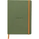 σημειωματάριο rhodia ριγέ α5 με λάστιχο sage - Rhodia