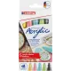 σετ μαρκαδόροι edding acrylic permanent 5100 pastel 5 τεμάχια - Edding