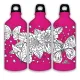 Μπουκάλι αλουμινίου splat planet 600ml με 8 μαρκαδόρους butterfly 5+ - Splat planet