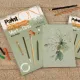 Μπλοκ σχεδίου clairefontaine mix media a5 paint on grey green 30 φύλλα - Clairefontaine