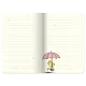 σημειωματάριο premium paper snoopy pastel flower 8.5x12.5cm - Premium paper