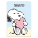 σημειωματάριο premium paper snoopy pastel heart 8.5x12.5cm - Premium paper