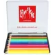 Ξυλομπογιές υδατοδιαλυτές caran d'ache swisscolor μεταλλικό κουτί 18 χρώματα - Caran d'ache