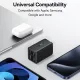 φορτιστής baseus wall fast charger simultaneous gan6 pro 2x usb, 2x type-c, 65w, cable type-c, 100w, 20v, 5a, 1m black - Baseus