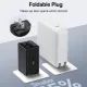 φορτιστής baseus wall fast charger simultaneous gan6 pro 2x usb, 2x type-c, 65w, cable type-c, 100w, 20v, 5a, 1m black - Baseus