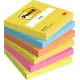Αυτοκόλλητα χαρτάκια post-it 3m energetic 76x76mm 6 τεμάχια - 3m