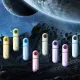 Μαρκαδόρος υπογράμμισης writech astronaut sakura pink - Writech
