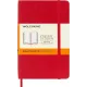 σημειωματάριο moleskine pocket ruled 9x14cm red soft cover - Moleskine