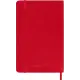 σημειωματάριο moleskine pocket ruled 9x14cm red soft cover - Moleskine