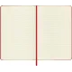 σημειωματάριο moleskine medium ruled hard cover 12x18cm κόκκινο - Moleskine