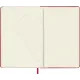 σημειωματάριο moleskine medium ruled hard cover 12x18cm κόκκινο - Moleskine