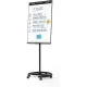 πίνακας legamaster flipchart triangle + μαγνητικός πίνακας με ρόδες 105x68cm - Legamaster