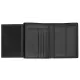 πορτοφόλι δερμάτινο hugo boss vertical flap classic grained black - Hugo boss