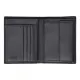 πορτοφόλι δερμάτινο hugo boss vertical flap classic grained black - Hugo boss