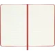 σημειωματάριο moleskine pocket ruled 9x14cm red hard cover - Moleskine