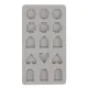 Καλούπι σιλικόνης rayher 15 σχέδια κρεμαστά 26x14.5x1cm - Rayher