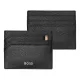 Καρτοθήκη δερμάτινη hugo boss iconic black - Hugo boss