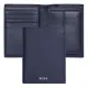 πορτοφόλι δερμάτινο hugo boss classic grained navy - Hugo boss