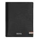 πορτοφόλι - καρτοθήκη δερμάτινο hugo boss iconic black - Hugo boss