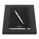 σετ στυλό και σημειωματάριο hugo boss a5 monogram grey - Hugo boss