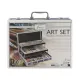 σετ ζωγραφικής nassau art set 140 τεμάχια σε μεταλλικό βαλιτσάκι - Nassau