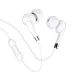 Ακουστικά hoco - wired earphones amazing (m58) - jack 3.5mm stereo hi-fi with microphone 1.2m - white - Hoco