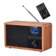 Ηχείο - ραδιόφωνο adler bluetooth wodden radio dab με τηλεχειριστήριο - Adler