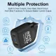 φορτιστής techsuit - premium wall charger gan, usb qc3.0, type-c pd35w - black - Techsuit