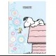σημειωματάριο premium paper snoopy 18x26cm flowers - Premium paper