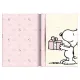 σημειωματάριο premium paper snoopy σκληρό εξώφυλλο με λάστιχο 10.5x14.5cm hearts - Premium paper