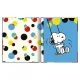 σημειωματάριο premium paper snoopy σκληρό εξώφυλλο με λάστιχο 17x21cm relaxing - Premium paper