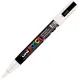 Μαρκαδόρος posca fine pc-3m άσπρο - Uniball