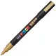 Μαρκαδόρος posca fine pc-3m χρυσό - Uniball