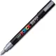 Μαρκαδόρος posca fine pc-3m silver - Uniball
