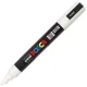 Μαρκαδόρος posca medium pc-5m ασπρο - Uniball