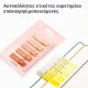 σελιδοδείκτες deli film bopp nusign pink 44x12mm 5x20 φύλλα - Deli