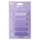 σελιδοδείκτες deli film bopp nusign purple 44x12mm 5x20 φύλλα - Deli