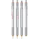 Μηχανικό μολύβι rotring 800 0.7mm silver - Rotring