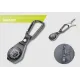 Mπρελόκ troika compass carabiner hook leather loop - Troika