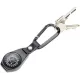 Mπρελόκ troika compass carabiner hook leather loop - Troika