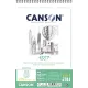 Μπλοκ canson sketch extra white 1557 a5 σπιράλ 120gr. 50 φύλλα - Canson