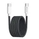 Καλώδιο techsuit data cable type-c super fast charging pd60w flexible durable 1m black - Techsuit