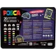 σετ μαρκαδόρων uni posca groovy colours σε μεταλλική κασετίνα 20 τεμαχίων - Uniball