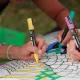 σετ μαρκαδόρων uni posca pop colours σε μεταλλική κασετίνα 20 τεμαχίων - Uniball
