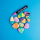 σετ μαρκαδόρων uni posca pop colours σε μεταλλική κασετίνα 20 τεμαχίων - Uniball