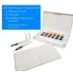 Ακουαρέλες zieler premium watercolour half pan set των 24 χρωμάτων - Zieler