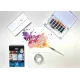 Ακουαρέλες zieler premium watercolour half pan set των 24 χρωμάτων - Zieler